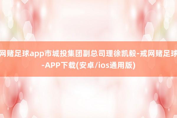 网赌足球app市城投集团副总司理徐凯毅-戒网赌足球-APP下载(安卓/ios通用版)