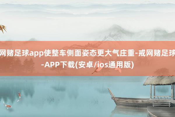 网赌足球app使整车侧面姿态更大气庄重-戒网赌足球-APP下载(安卓/ios通用版)