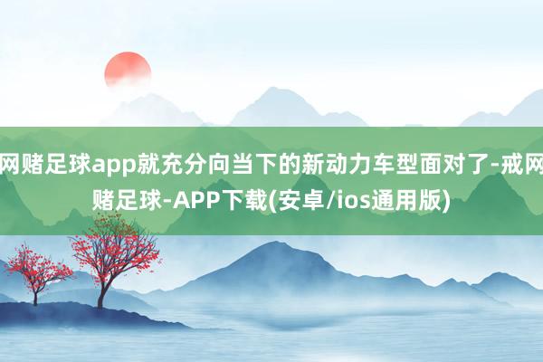 网赌足球app就充分向当下的新动力车型面对了-戒网赌足球-APP下载(安卓/ios通用版)