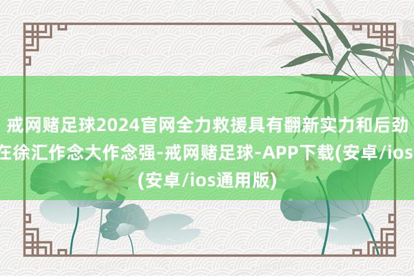 戒网赌足球2024官网全力救援具有翻新实力和后劲的企业在徐汇作念大作念强-戒网赌足球-APP下载(安卓/ios通用版)