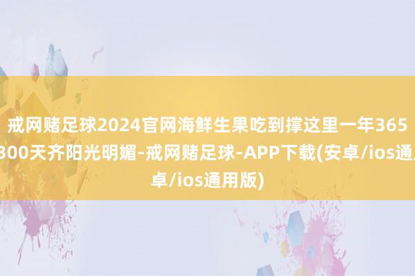 戒网赌足球2024官网海鲜生果吃到撑这里一年365天有300天齐阳光明媚-戒网赌足球-APP下载(安卓/ios通用版)