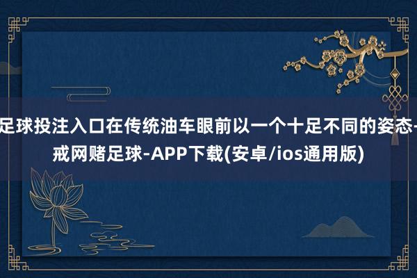 足球投注入口在传统油车眼前以一个十足不同的姿态-戒网赌足球-APP下载(安卓/ios通用版)