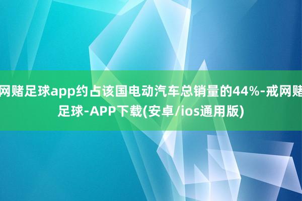 网赌足球app约占该国电动汽车总销量的44%-戒网赌足球-APP下载(安卓/ios通用版)