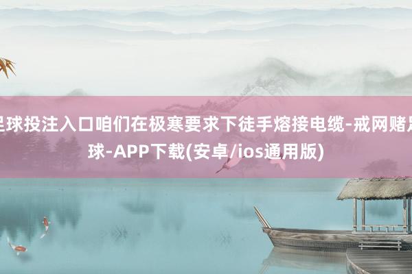 足球投注入口咱们在极寒要求下徒手熔接电缆-戒网赌足球-APP下载(安卓/ios通用版)