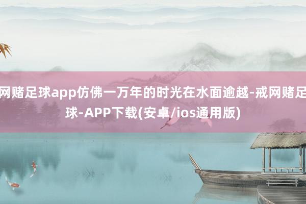 网赌足球app仿佛一万年的时光在水面逾越-戒网赌足球-APP下载(安卓/ios通用版)